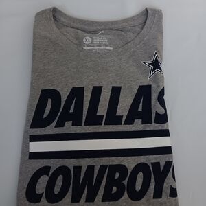 Dallas Cowboys Nike Womens Team Stripe Tee -Size XL Regular Fit Coupe Droite new